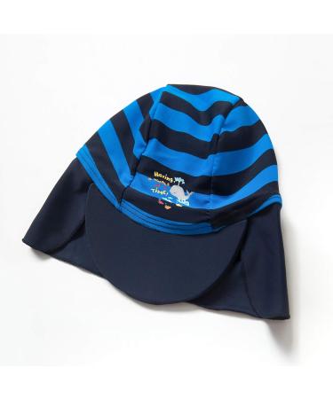BONVERANO Baby Boys Swimsuit/Sunsuit UPF 50+ Sun Protection with Sun Hat - 3 Months (Grey Whale) - Buy Online on GoSupps.com