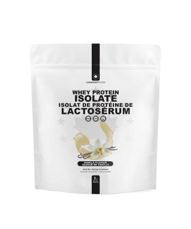 Canadian Protein Whey Protein Isolate | 29 g of Protein | 3-Pack Vanilla Flavoured Protein Powder | 6 kg of Protein Powder Rich in BCAA Amino Acids