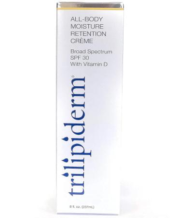 Trilipiderm All-Body Moisture Retention Cr me w/SPF 30 - Vitamin D Sunscreen Non-Greasy Hydrating Sun Lotion Plant-Derived Lipids Airless Pump - 8 Oz - Buy Online on GoSupps.com