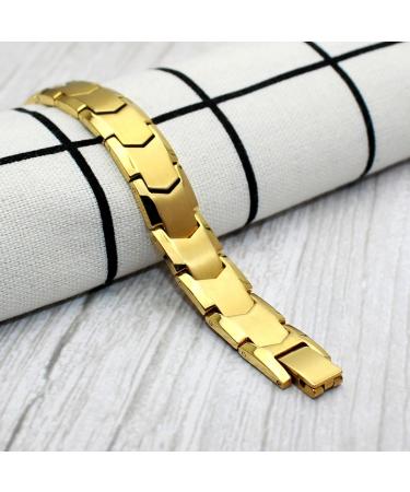 Buy Titan Magnetic Foot Chain for Men - 9.5 Double Strong Gold Chain Removes Static Electricity | Shop Internationally Now! - Buy Online on GoSupps.com