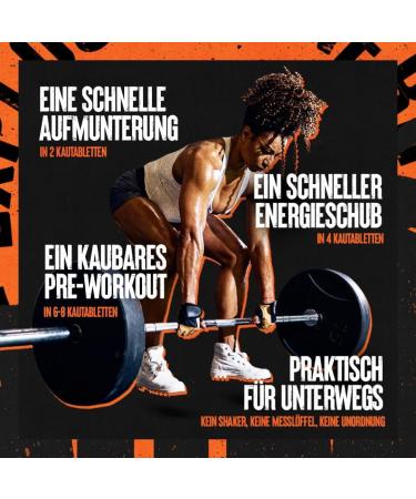 Universal Nutrition Animal Energy Chews (Pomberry) | Fast Energy & Focus with Caffeine Tyrosine & Taurine | Pre-Workout Booster | 120 Tablets - Buy Online on GoSupps.com