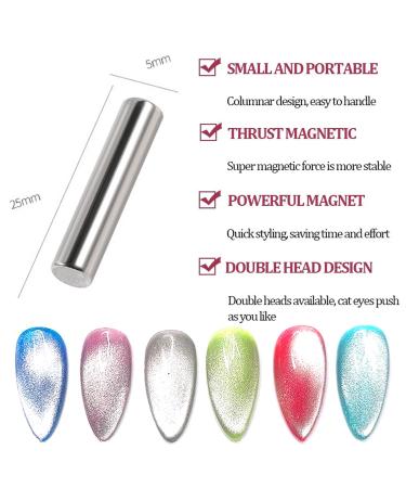 DANNEASY 15pcs Cat Eye Magnet for Nails - Magnetic Gel Polish Kit for Ombre Nail Designs - Nail Art Tools with Stylish Nail Magnet - Buy Online on GoSupps.com
