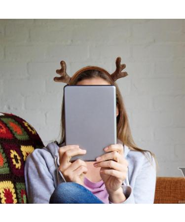 amangul Cute Plush Reindeer Antler Hairband Women Wash Face Makeup Headband for Photoshoots Christmas Party Hair Accessories(Red) - Buy Online on GoSupps.com