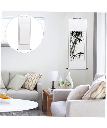 STOBOK Blank Rice Paper Scroll Painting Scrolls Premount Household Blank Scroll Office Accessories Portable Silver 1.5X40X119CM - Buy Online on GoSupps.com