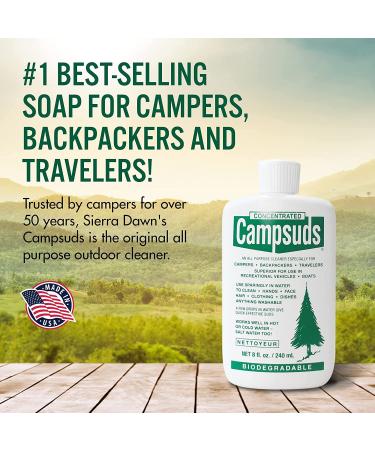 Sierra Dawn Campsuds Outdoor Soap - 4 fl oz | Biodegradable & Environmentally Safe Cleaner - Buy Online on GoSupps.com