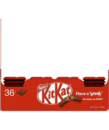 KitKat - Milk Chocolate Bar - Display - Set of 36 x 41.5 g - Buy Online on GoSupps.com