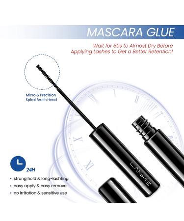 LANKIZ 12D DIY Eyelash Extension Kit for Beginners - 200 Pcs Individual Eyelashes with Glue, Tweezers - Faux Mink Cluster Lashes - 8-14mm Mix - DIY Lash Extension at Home - Buy Online on GoSupps.com