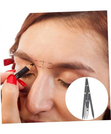 Balacoo 3pcs Eyebrow Scale Makeup Tools Brow Mapping Tool Measuring Tool Eyebrow Shape Eyebrow Pencil Miss 1 count (Pack of 1) Blackx3pcs - Buy Online on GoSupps.com