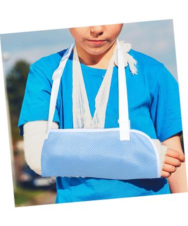 Anneome Children's Arm Sling Children Arm Sling Shoulder Immobilizer Sling Suspenders for Arm Brace Net 50X27CM Sky-blue - Buy Online on GoSupps.com