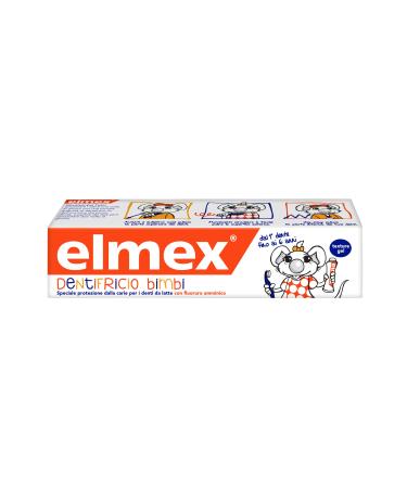 Elmex baby toothpaste 0-6 years with a reduced concentration of aminfluoride to protect children's teeth anticaria 0% dyes 50 ml