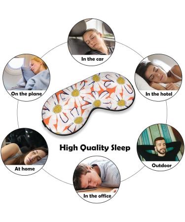 LynaRei Modern Floral Sleeping Mask - Adjustable Blindfold for Blocking Lights - Style-5 - Buy Online on GoSupps.com