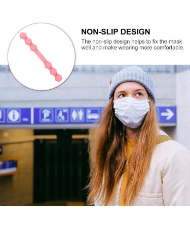 Healeeved 30 pcs Mask Hook Silicone Earrings - Black Lanyard & Face Cover Ear Extensions (1 Pack) - Buy Online on GoSupps.com