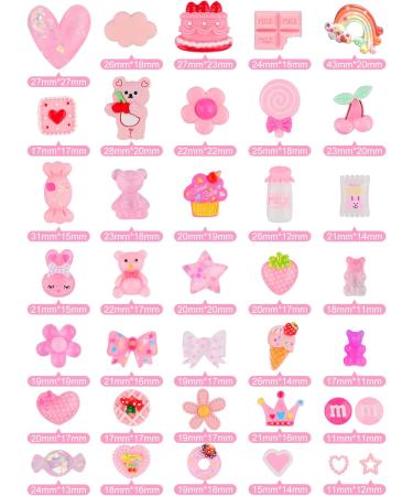 EBANKU 3D Nail Charms Assorted Candy Sweets Resin Flatback Beads (100PCS) - DIY Craft Making & Nail Art Decorations - Buy Online on GoSupps.com