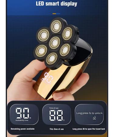 Head Shavers for Bald Men | 5-in-1 Electric Grooming Kit | Waterproof 7D Floating Razor - Buy Online on GoSupps.com