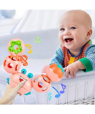 Abbto Babyrassel Crab Shape Newborn Toy - Soft Sensory Ball & Calming Bite Ring for Babies - Buy Online on GoSupps.com