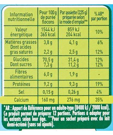 Maggi Puree Mousline Milk Tenderness 3 sachets 375 g - Buy Online on GoSupps.com