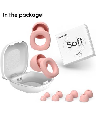 AUDREE Super Soft Ear Plugs - Pink - 10 Piece - Buy Online on GoSupps.com