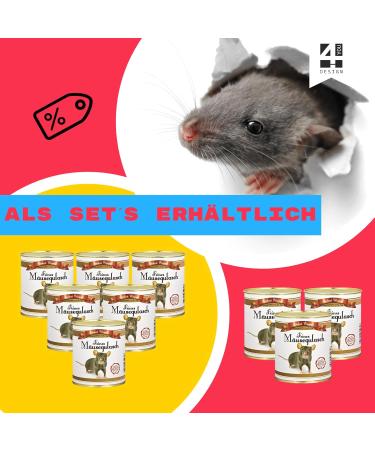 Shop 4you Design 1-er Mouse Goulash - Unique Gift Idea for All Ages | 175g White Mice Foam Candy - Buy Online on GoSupps.com