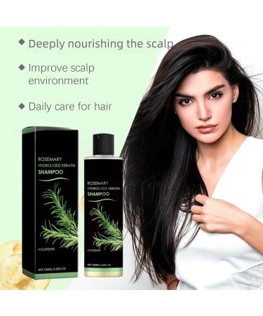  BRVLY Rosemary Shampoo with Hydrolyzed Keratin - Rosemary Hair Growth Shampoo for Women Shampoos for Men and Women Travel Size (3) - Buy Online on GoSupps.com