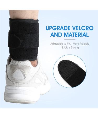Adjustable Drop Foot Brace - Unisex Ankle Brace for Right/Left Foot Support, Improve Walking Gait and Relieve Achilles Tendon Pain - Buy Online on GoSupps.com