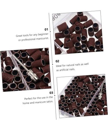 PLAFOPE 1 Box Boxed Manicure Circle Professional Nail Drill Nail Sanding Ring Portable Nail Drill Ring Manicure Tools Nail Polishing Accessory Nail Grinding Tool Resin Abrasive Cloth - Buy Online on GoSupps.com