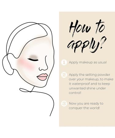 Gosh Waterproof Setting Powder | Long-lasting Finishing Powder for All Skin Tones | Matte Vegan & Wipe-proof Makeup Fixer - Buy Online on GoSupps.com