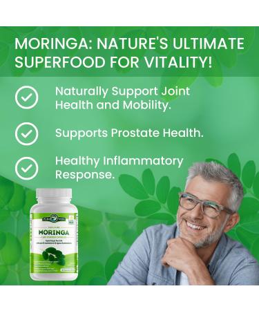 PURA VIDA MORINGA 100% Natural Ingredients Moringa Oil Body Butter for Dry Skin with Vitamin A C and E Capsules Organic. Energy 120ct. 500mg Caps - Buy Online on GoSupps.com
