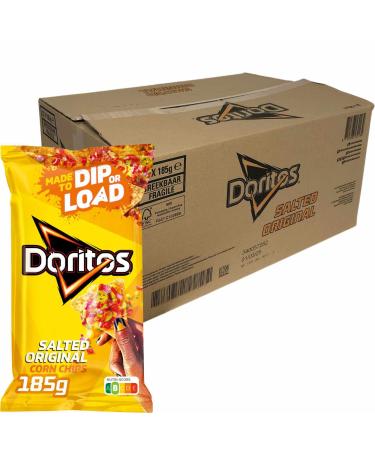 usy Salted Doritos Lot of 22 original Nacho chips (22 x 185 g) + usy block