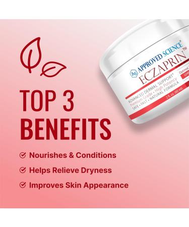 Approved Science Eczaprin Balm - 30% Manuka Honey (UMF 10+) 5% Colloidal Oatmeal - Gentle Formula for Dry Itchy Skin - for All Skin Types - Paraben-Free Non-GMO Soy-Free Wheat-Free - 2 fl. Oz. 2 Fl Oz (Pack of 1) - Buy Online on GoSupps.com