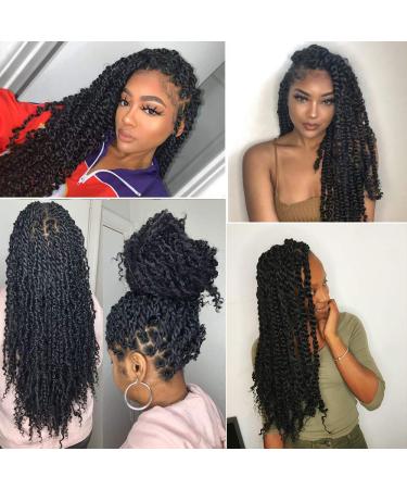 Shop 7 Packs 18-Inch Passion Twist Hair | Water Wave Hair Extensions for Long Bohemian Styles - YDDM - Buy Online on GoSupps.com