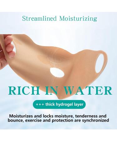 5 Pcs Jelly Sun Mask UV Protection Moisturizing Cooling Mask for Women Summer Sports Golf Cycling - Buy Online on GoSupps.com