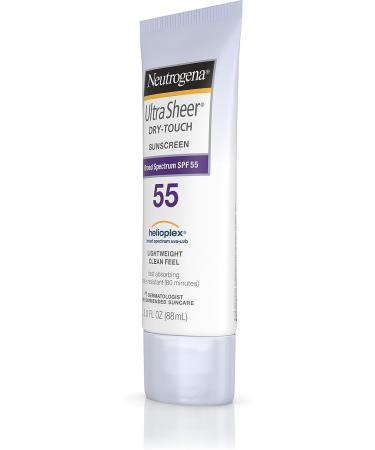 Neutrogena Ultra Sheer Dry-Touch Sunscreen SPF 55 - 3 fl. oz - Buy Online on GoSupps.com