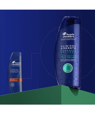 Head & Shoulders Clinical Strength Dandruff Defense Intensive Itch Relief Shampoo 13.5 fl oz - Fast Acting Formula - Buy Online on GoSupps.com