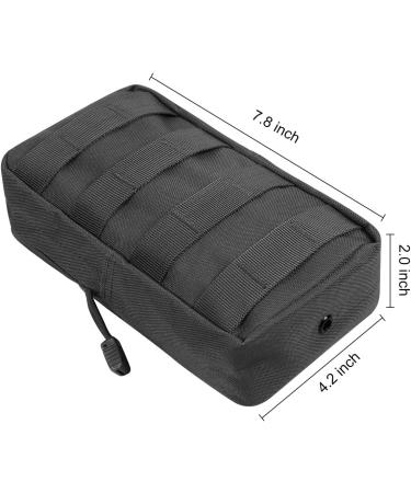 Gogoku 3-Pack Molle Pouch Combo - Water Bottle & Tactical Utility Waist Bag Pack - Black - Buy Online on GoSupps.com