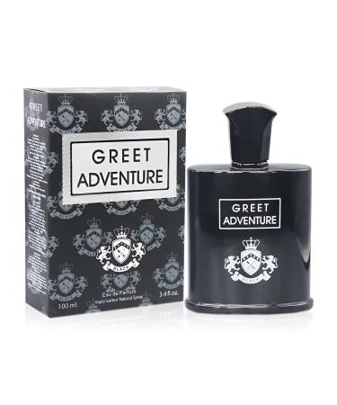 Greet Adventure Men Cologne - Energize Your Senses with this Dynamic Fragrance 3.4 Fl Oz Perfume for Men Daily Used Greet Adventure 3.4 Fl Oz (Pack of 2)