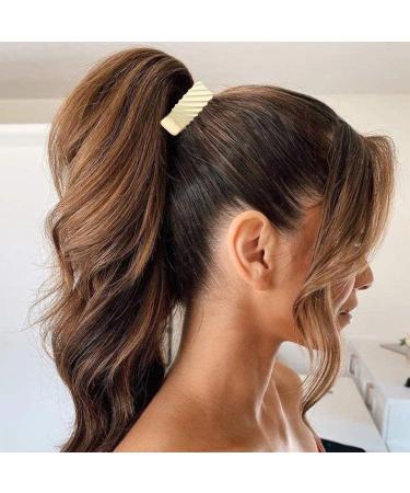 Brinie Small Hair Clips - Pack of 3 | High Ponytail Jaw Clips for Women and Girls | Acrylic Hair Claw Clips for Nonslip Hairstyling - Buy Online on GoSupps.com