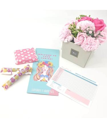 Girls First Period Kit - Lil-Lets Teen Pads, Always Pads, Tampax Tampons, Panty Liners, Feminine Wipes, Scrunchie, Info Flyer & Tracker - Buy Online on GoSupps.com
