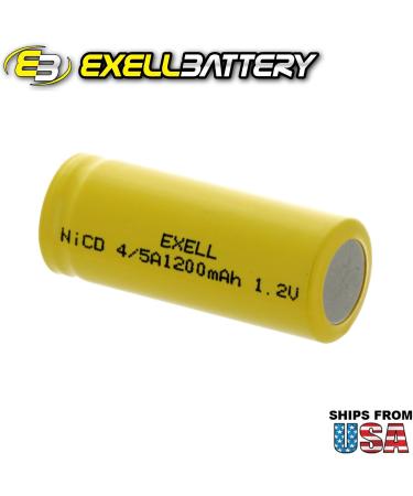 Buy Exell 4/5A 1.2V 1200mAh NiCD Rechargeable Battery - Ideal for Telecom UPS Smart Grids & More | International Shipping Available - Buy Online on GoSupps.com