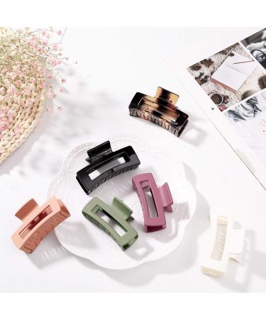 FANTESI 6 Pcs Big Claw Clips - Non-Slip Matte Jaw Clips for Women and Girls - Buy Online on GoSupps.com