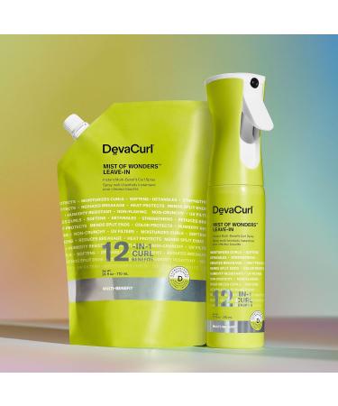 DevaCurl Mist of Wonders Leave-In Multi-Benefit Curl Spray with Nutri-Curl Complex | Continuous Mist Spray | 12-in-1 Curl Benefits Mist of Wonders | 24 fl oz (Refill) - Buy Online on GoSupps.com