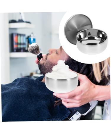 Rustproof Stainless Steel Shaving Bowl - Premium Shaving Soap Container for Men | Ideal for Beard Foam Brushes & Shave Care - Buy Online on GoSupps.com