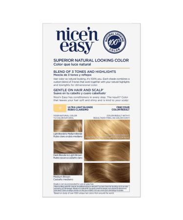 Clairol Nice n Easy Hair Color - Ultra Light Blonde 11 | International Shipping Available - Buy Online on GoSupps.com