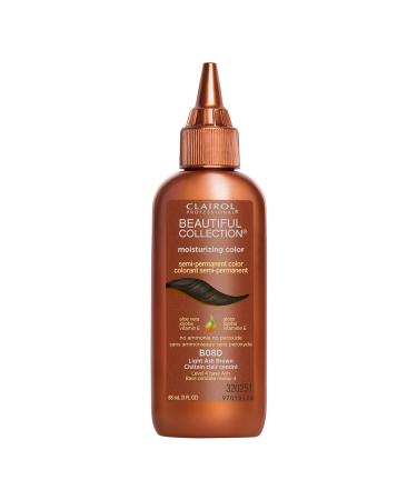 Clairol Professional Beautiful Collection Semi-Permanent Hair Color with Zero Damage for All Hair Textures 8D Light Ash Brown