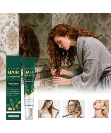 Anti-Frizz Hair Oil | 20g Liquid Roll-On Scalp Treatment - Scalp and Hair Growth Oil - To Restore and Moisturize Prevent Breakage and Loss Add Volume for Women - Buy Online on GoSupps.com