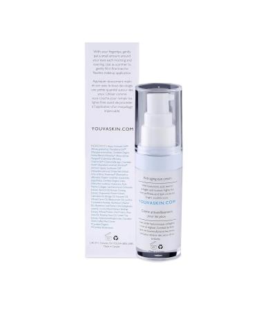 YOUVA Hyaluronic Acid Anti-Aging Eye Cream - Reduce Dark Circles & Puffiness | Fragrance-Free 15ml | Marine Extracts & Bearberry - Buy Online on GoSupps.com