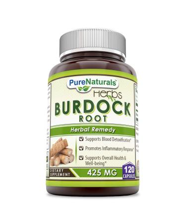 Pure Naturals Burdock Root 425mg 120caps