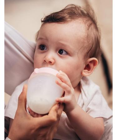 HOFISH Silicone Baby Bottle - Anti-Colic, Natural Feel, Easy to Clean - Blue 5 Ounce (0-6m) - 1 Count - Buy Online on GoSupps.com