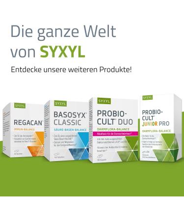Syxyl probio -cult duo - nutritional supplement with riboflavin lactic acid bacteria & micronutrients to support intestinal flora & mucosa - 30 Capsules in Blister Pack - Buy Online on GoSupps.com