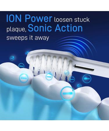 Buy IONIC KISS IONPA DM Black Compact Ionic Electric Toothbrush - Travel Cap Timer 2 Modes Soft Brush Heads - Made in Japan - Buy Online on GoSupps.com
