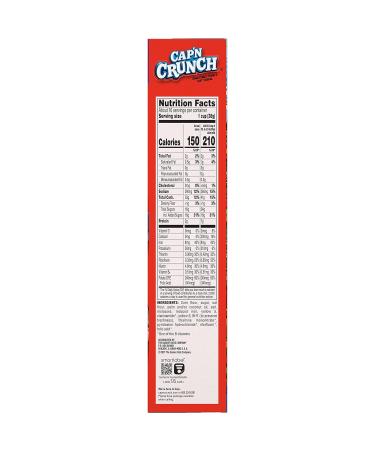 Cereal - Cap'n Crunch Original Single - 22.1 Oz. - Buy Online on GoSupps.com